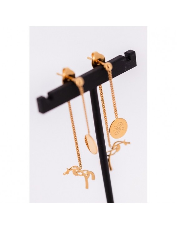 Boucles d'oreilles PENELOPE "Yuna Or"