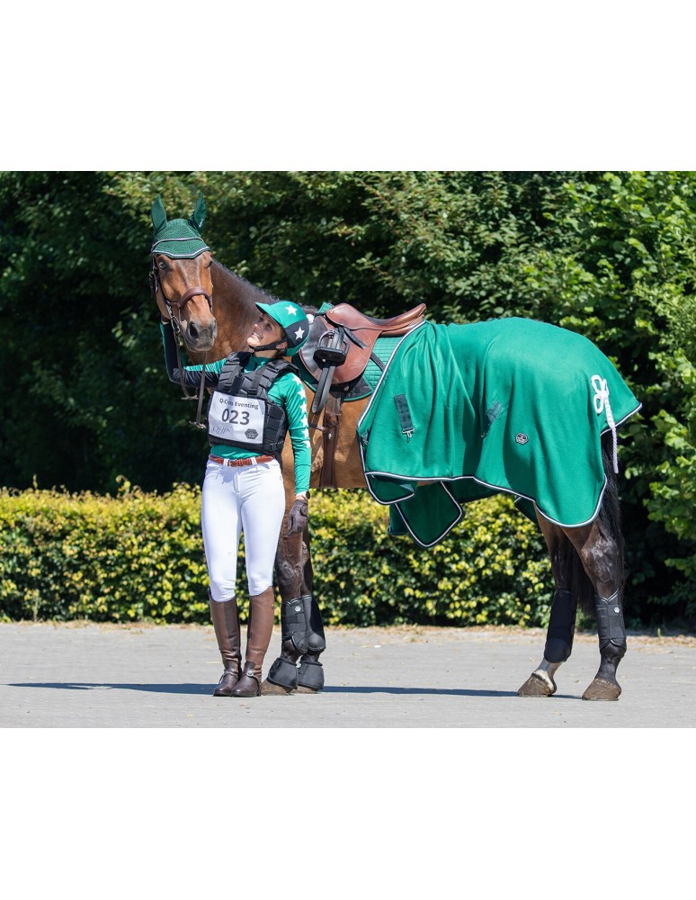 Guêtres Rigides Avant Cheval En Néoprène - Coque Anti-chocs, Protection Cheville, Fermeture Velcro - 10