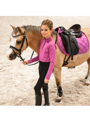 Polo manches longues enfant QHP "Lissie"