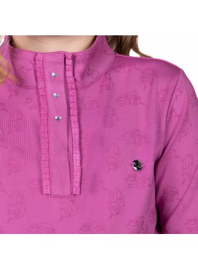 Polo manches longues enfant QHP "Lissie"