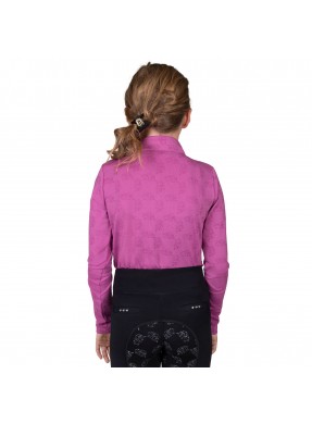 Polo manches longues enfant QHP "Lissie"