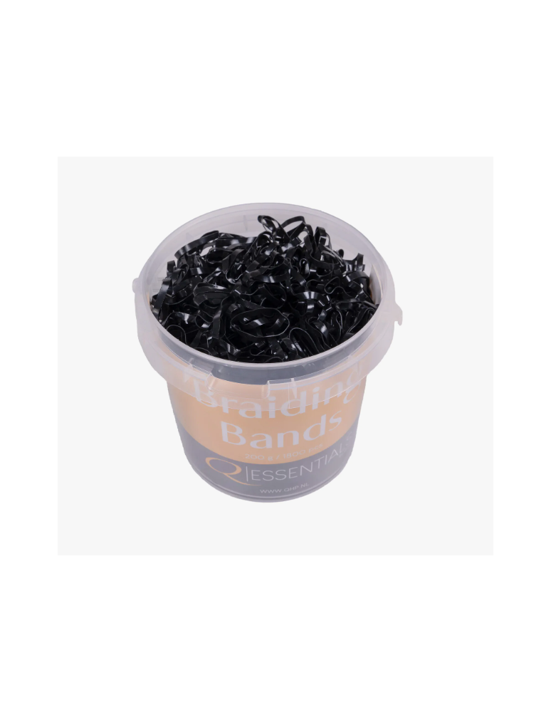 Elastiques pour crins en silicone QHP "x1800"