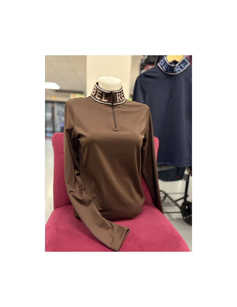 Polo manches longues REBEL "Logo collar"