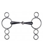 Mors Pessoa 4 anneaux METALAB "Canons 16mm pleins inox"