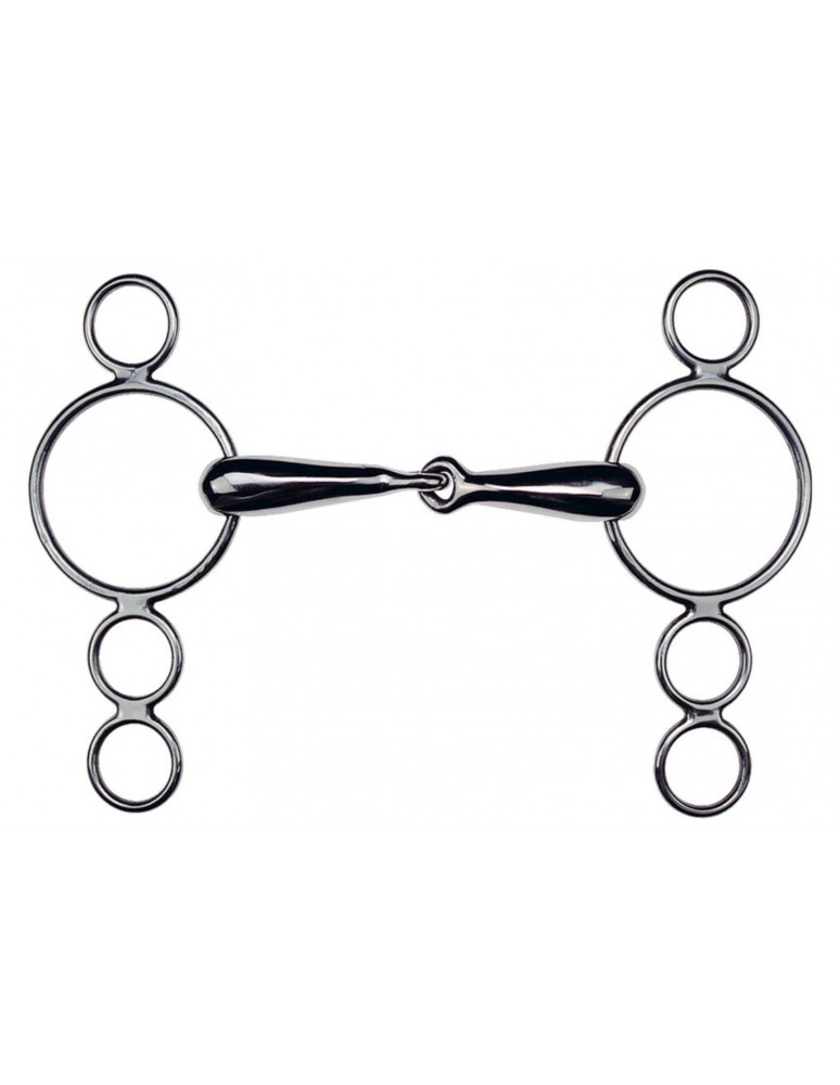 Mors Pessoa 4 anneaux METALAB "Canons 16mm pleins inox"