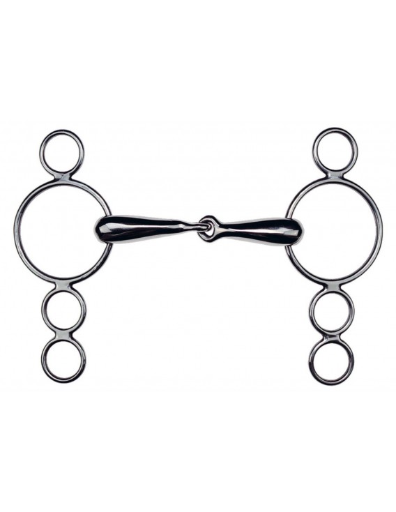 Mors Pessoa 4 anneaux METALAB "Canons 16mm pleins inox"