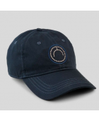 Navy logo rose gold