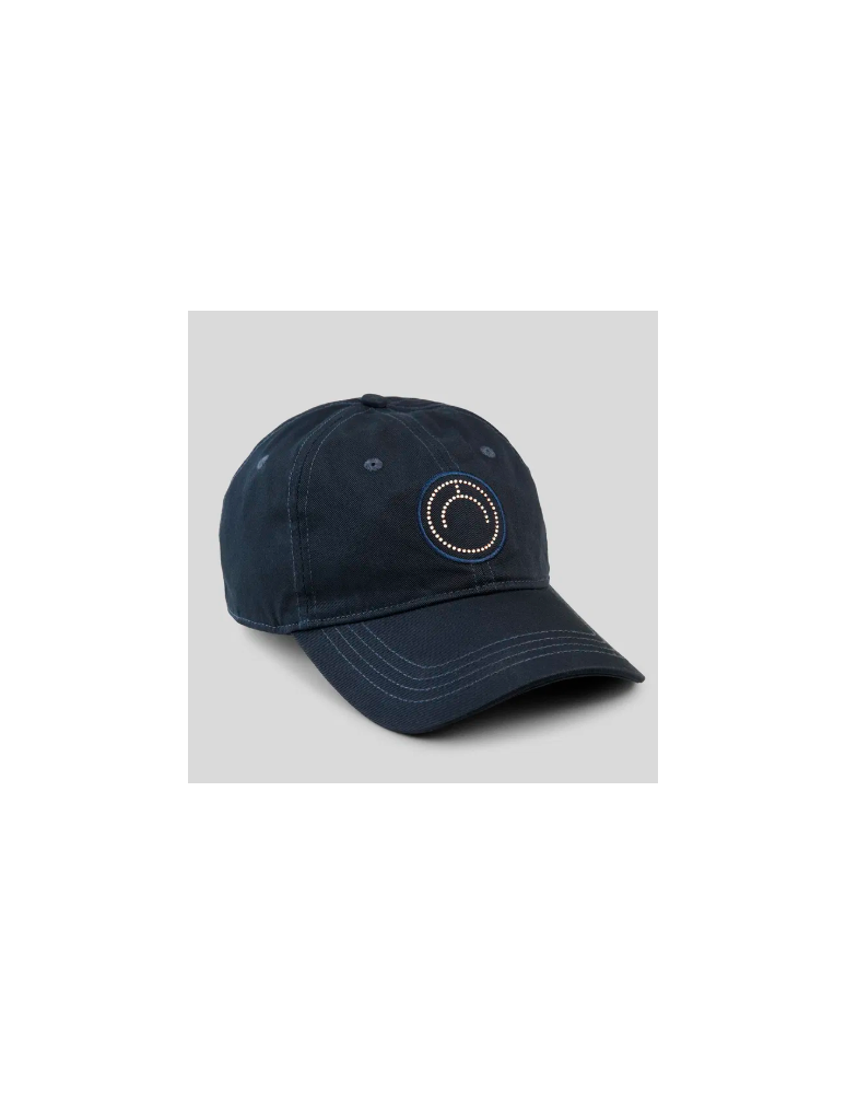 Navy logo rose gold