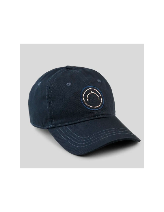 Navy logo rose gold