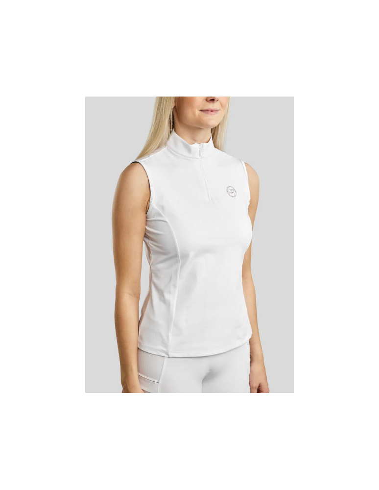 Polo de concours sans manches REBEL "Tone crystals"