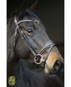 Bridon dressage LJ CUIRS "Rosado" havane