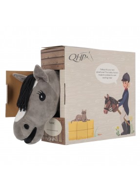 Cheval bâton QHP "Hobby horse" Gris