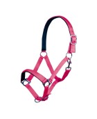 Licol nylon HKM "Stars" Rose