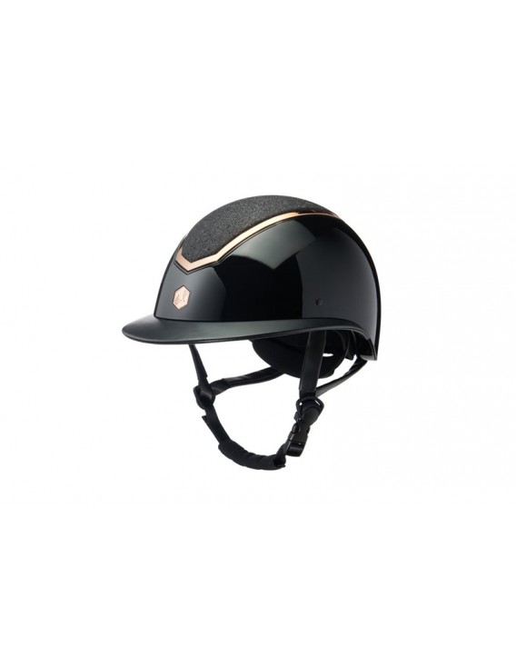 Casque CHARLES OWEN "Kylo Gloss Sparkly rose gold Large"