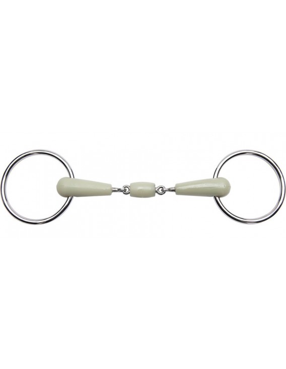 Mors Chantilly double brisure résine FEELING "Flexi pomme"