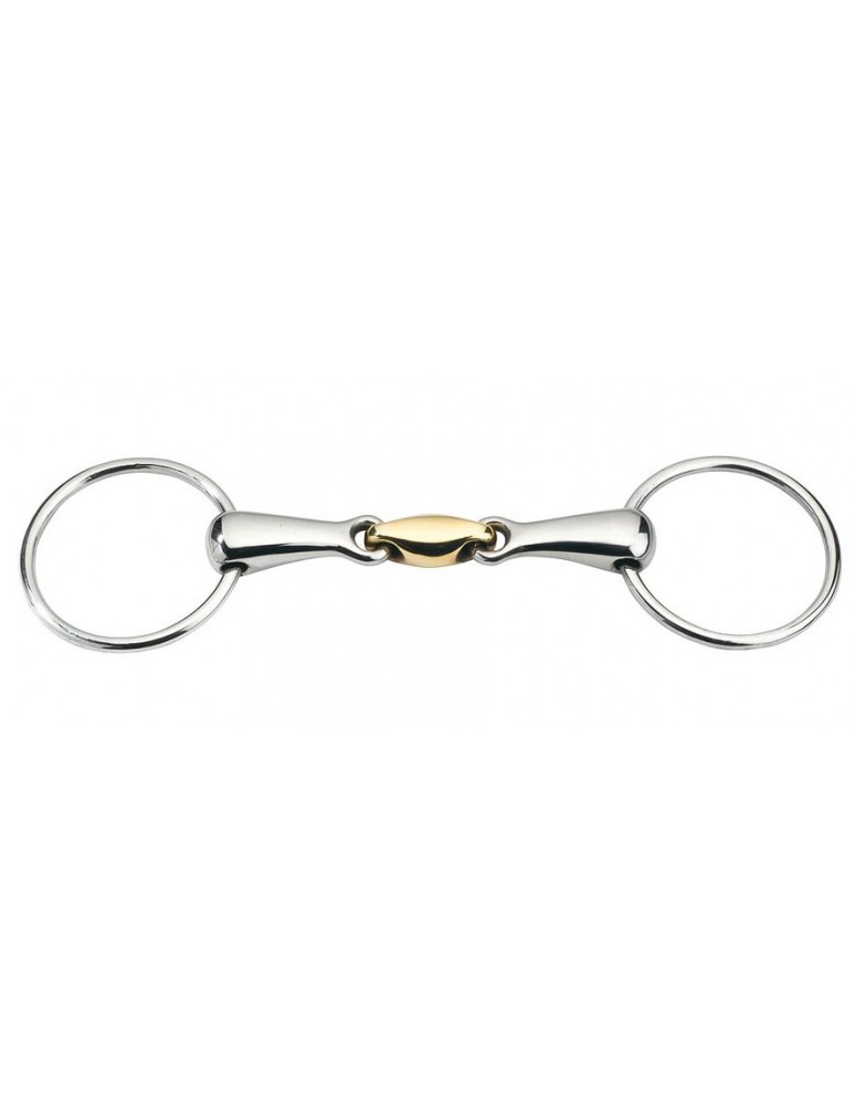 Mors Chantilly double brisure résine FEELING "Flexi pomme"