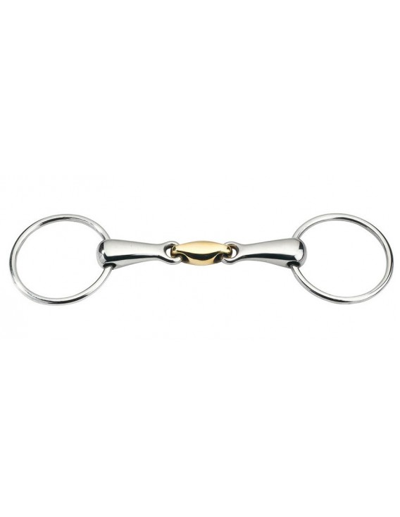 Mors Chantilly double brisure résine FEELING "Flexi pomme"