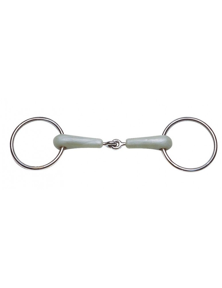 Mors Chantilly double brisure résine FEELING "Flexi pomme"
