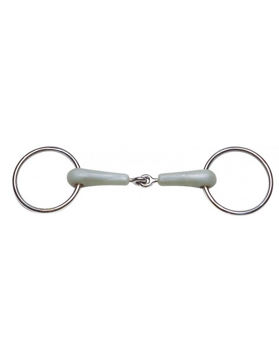 Mors Chantilly double brisure résine FEELING "Flexi pomme"