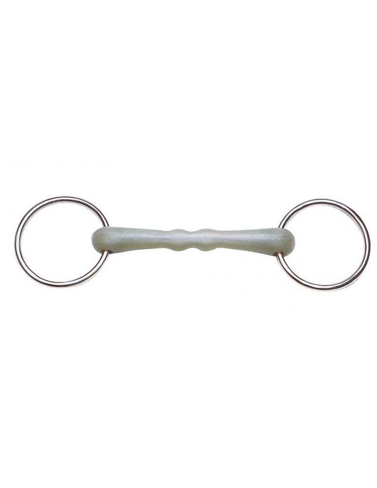 Mors Chantilly double brisure résine FEELING "Flexi pomme"