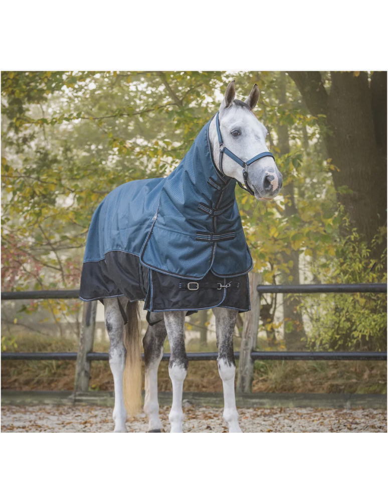 Couverture imperméable 150g avec cou QHP Mystic Blue