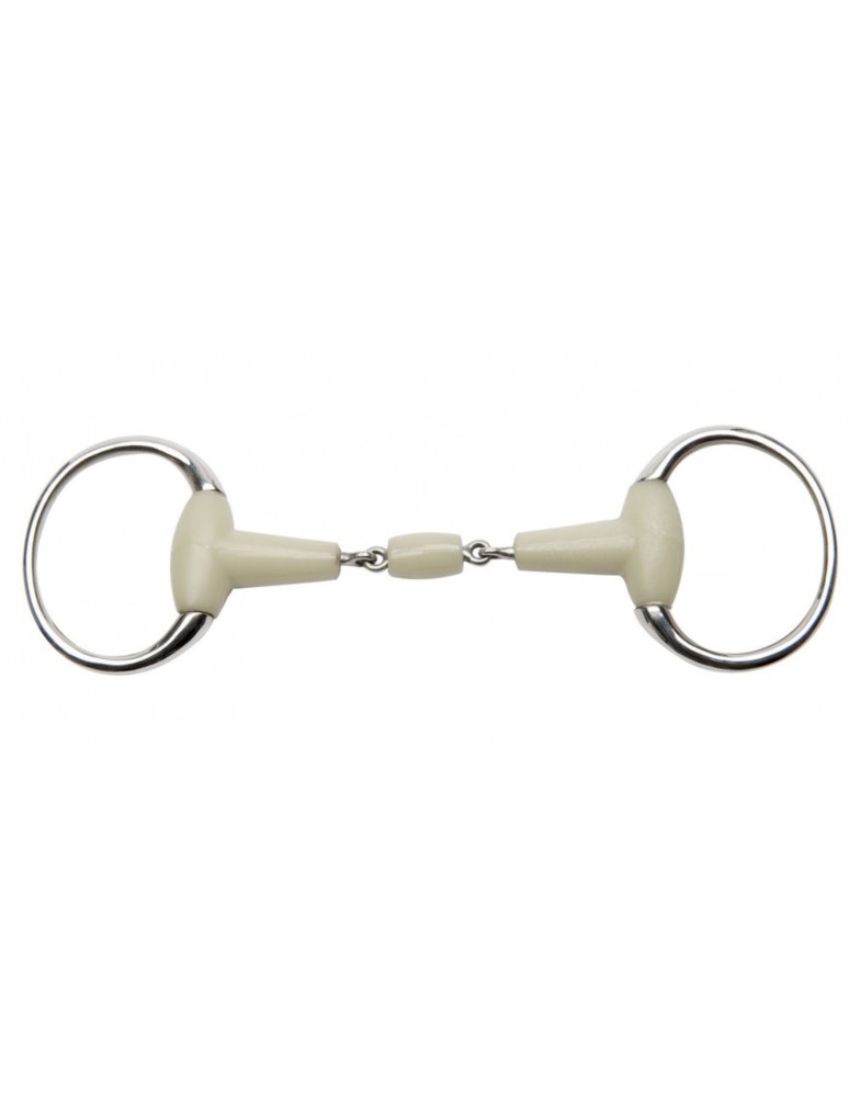 Mors Chantilly double brisure résine FEELING "Flexi pomme"