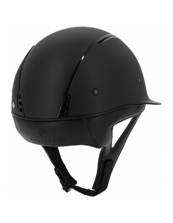 Casque EQUITHÈME - Soazy - Mat - Noir brillant