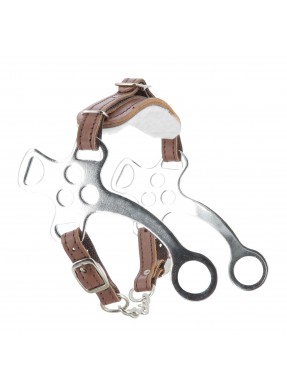 Hackamore METALAB acier chromé