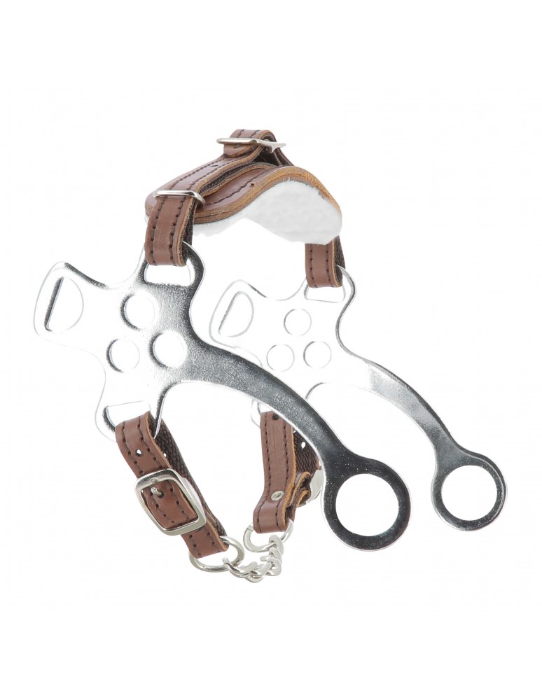 Hackamore METALAB acier chromé