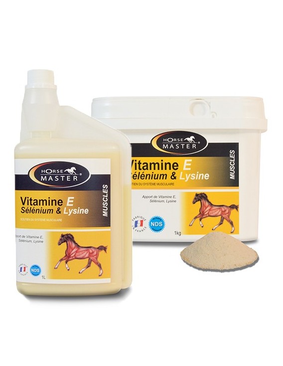Vitamine E - Selenium - Lysine HORSE MASTER "Liquide"