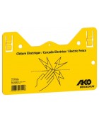 Plaque/panneau de signalisation clôture AKO "PVC"